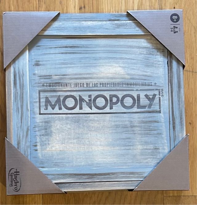 Monopoly Madera Edición Exclusiva Hasbro