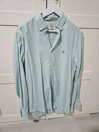 Camisa SILBON Talla xl tirando a l Color Verde Agu