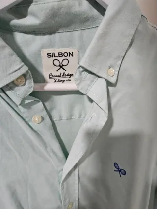 Camisa SILBON Talla xl tirando a l Color Verde Agu