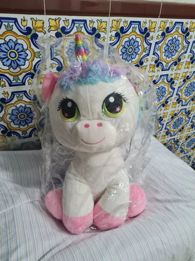 Peluche Unicornio Arcoíris