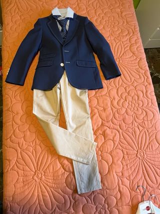 Traje de Comunión niño azul