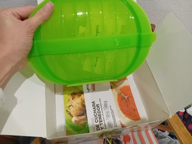 Estuche Vapor Hondo Lékué + Libro Recetas XL