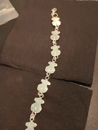 Pulsera osito plata