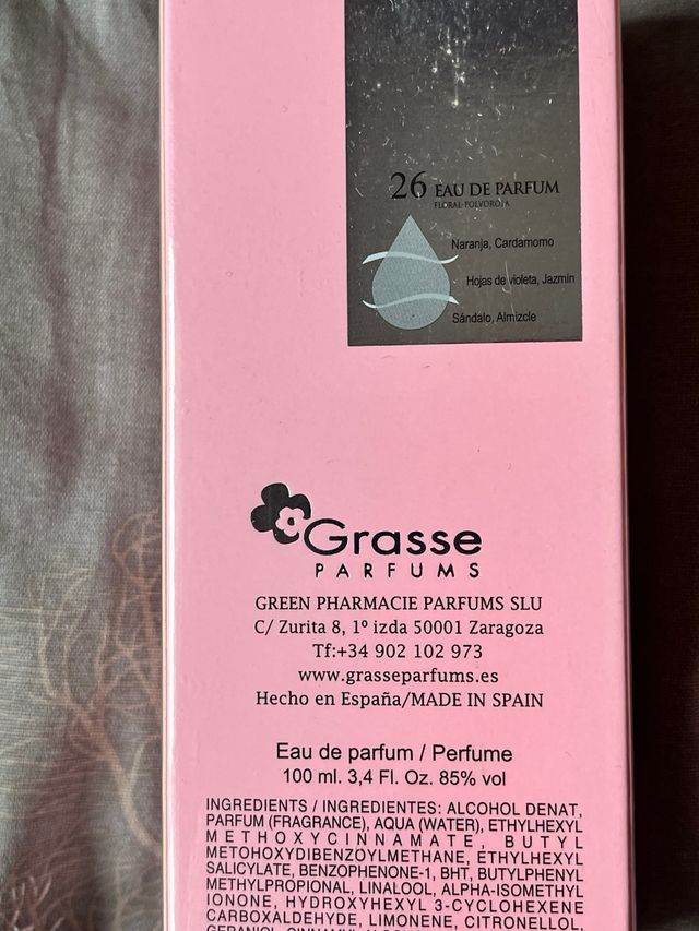 Grasse 26 Eau de Parfum Pour Femme