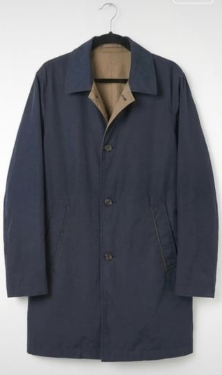 Gabardina reversible Massimo Dutti Beige/Azul