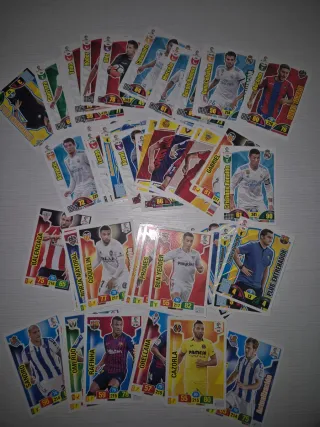Cromos Liga Adrenalyn XL 2017- 2918 y 2018-2019.
