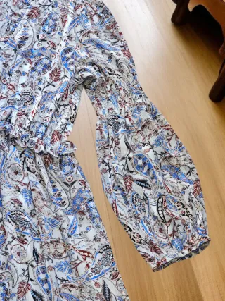 Vestido estampado pasley