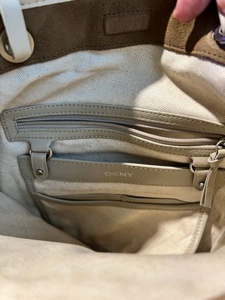 Bolso DKNY Beige y Marrón