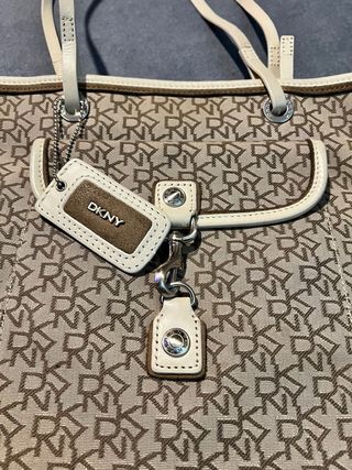 Bolso DKNY Beige y Marrón