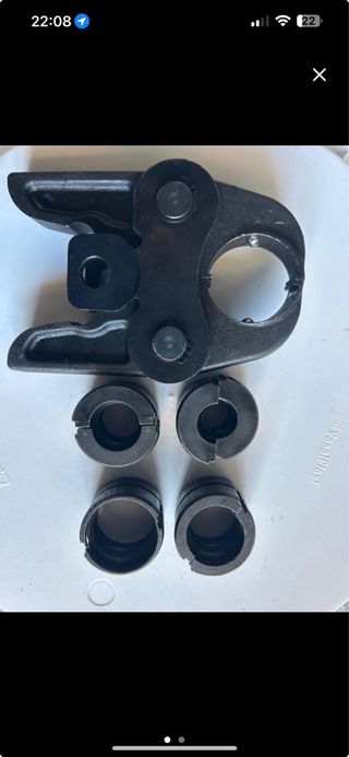 Mordaza multicapa con casquillos