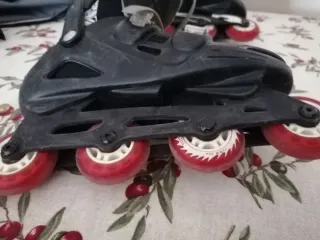 Patines en línea con casco y bolsa