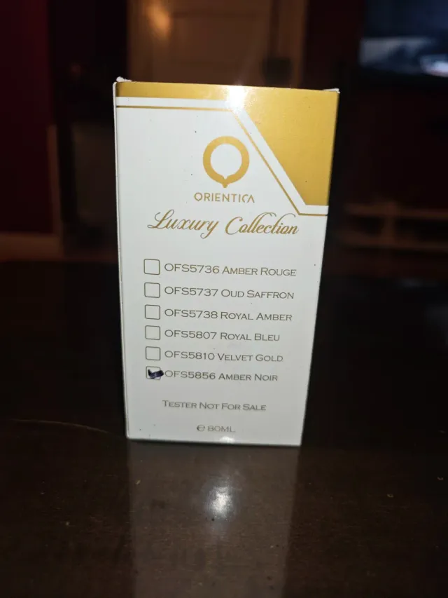 Orientica Amber Noir Perfume Negro Dorado