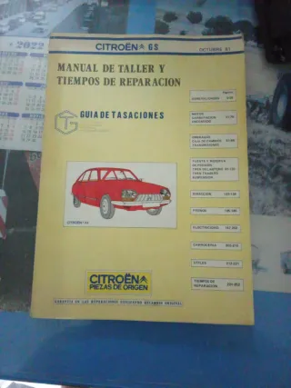Manual Taller Citroën GS 1981