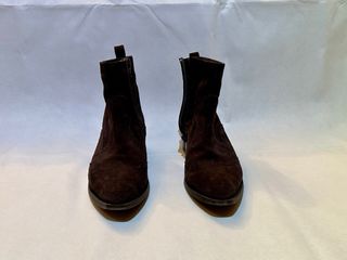 Botines de ante marrones