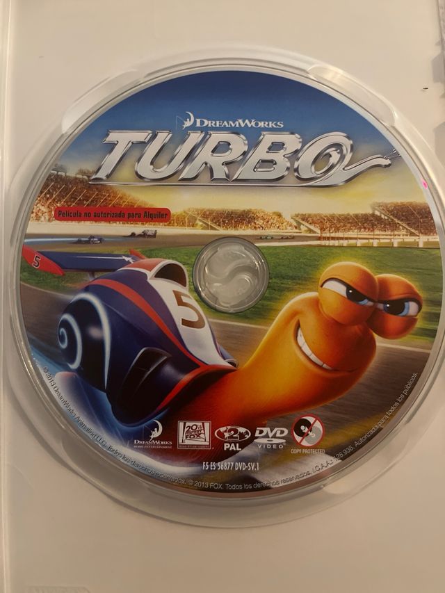 DVD Turbo (Animato, Familiare, Per Bambini)