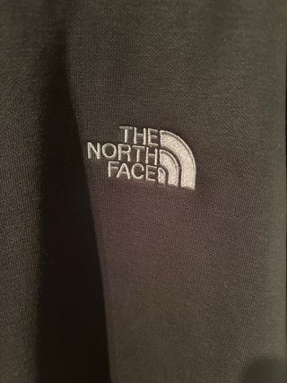 Sudadera The North Face Negra y Plateada talla XL