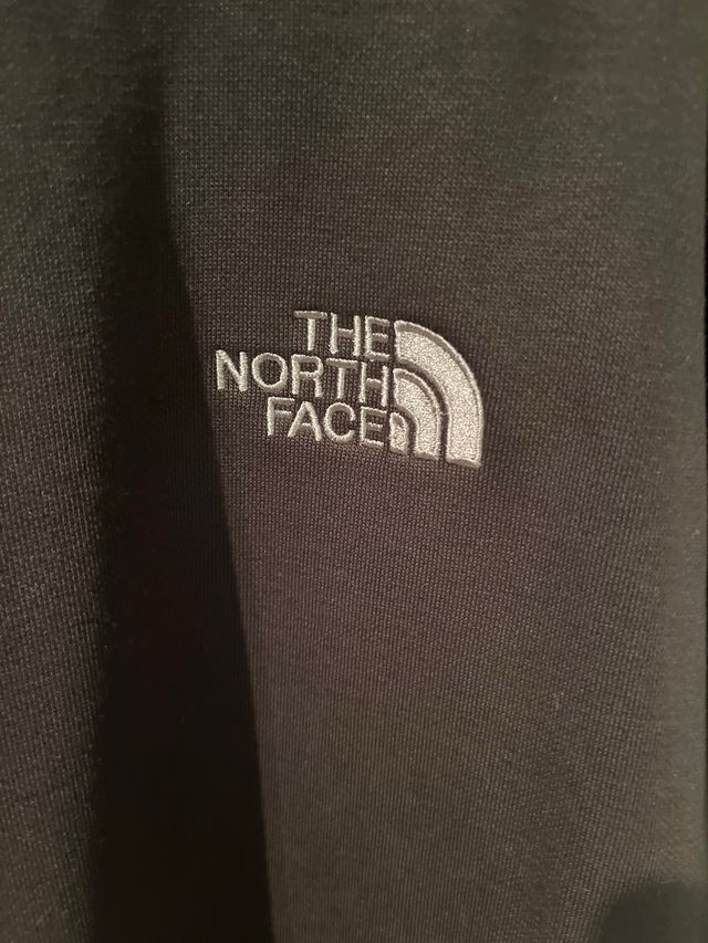 Sudadera The North Face Negra y Plateada talla XL