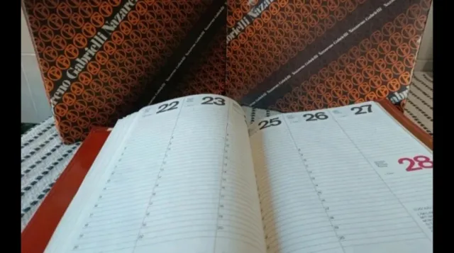 Portadocumenti pelle + agenda Nazareno Gabrielli