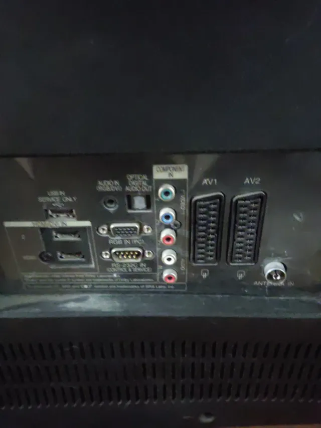 Televisión LG Negra