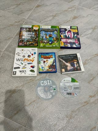 Scatole di videogiochi vuote