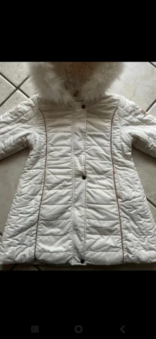 Piumino bambina con cappuccio