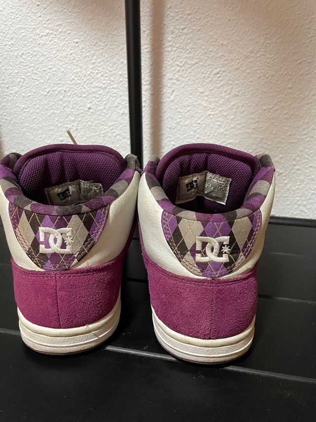 Zapatos DC Shoes Morados y Blancos 39