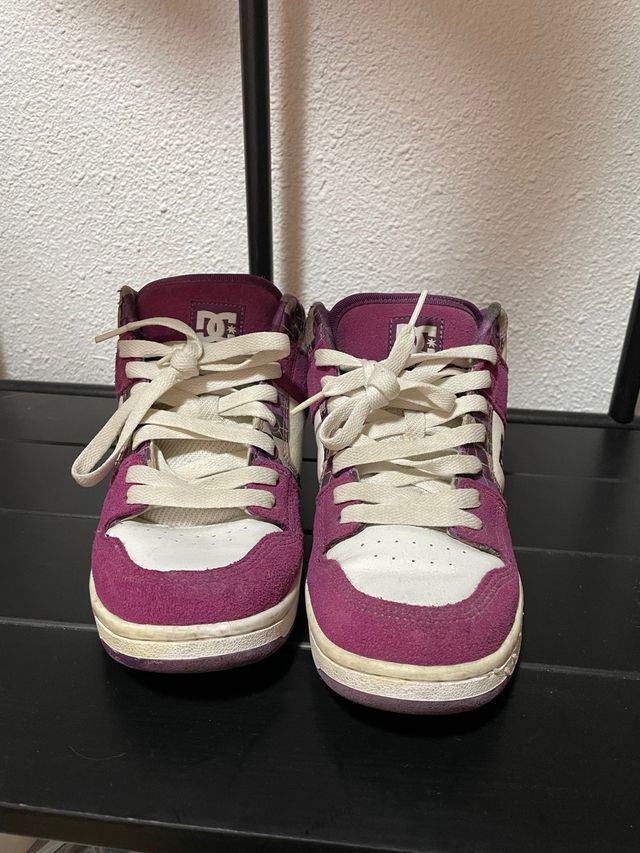 Zapatos DC Shoes Morados y Blancos 39