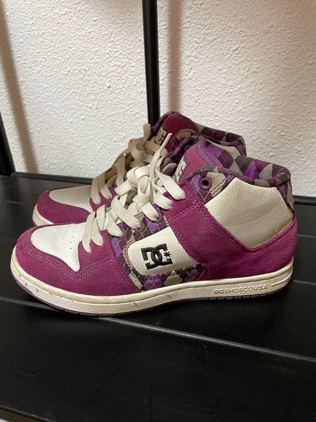 Zapatos DC Shoes Morados y Blancos 39