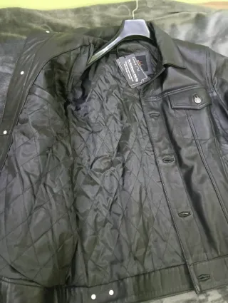 Chaqueta de piel alta calidad