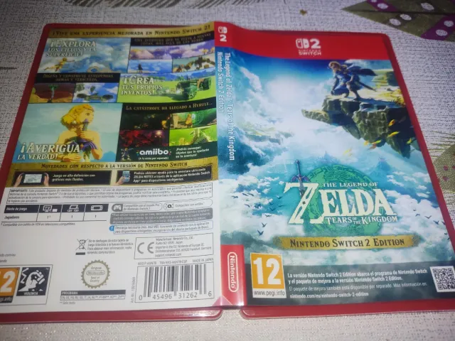 ✅ Copertina Zelda Tears of the Kingdom Switch 2