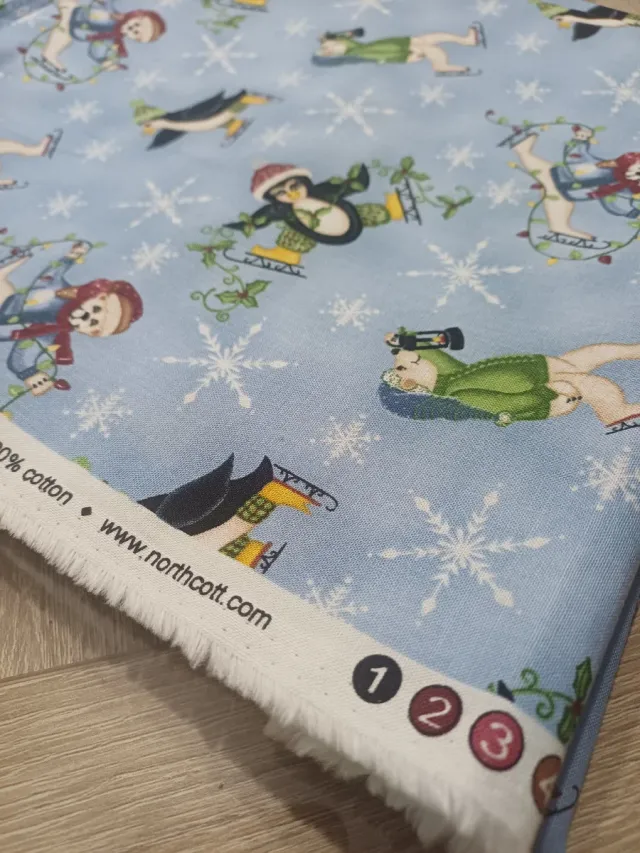 Tela Patchwork Snow Days Terry Perry