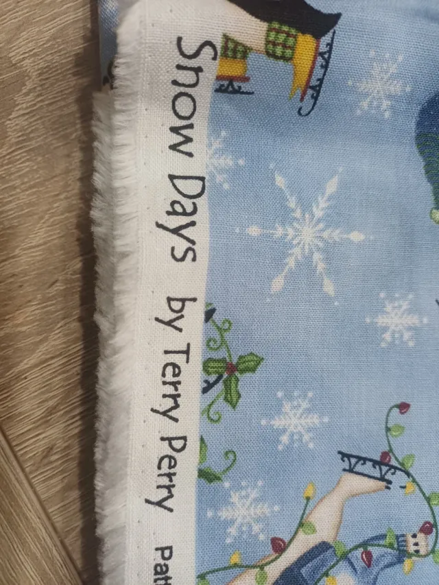 Tela Patchwork Snow Days Terry Perry