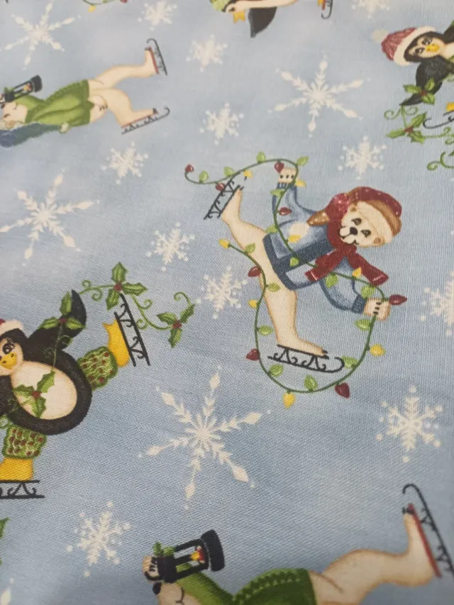 Tela Patchwork Snow Days Terry Perry