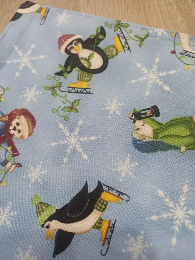 Tela Patchwork Snow Days Terry Perry