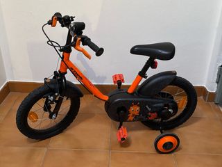 Bicicleta infantil Btwin naranja