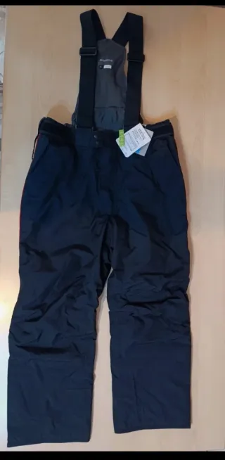 Pantaloni termici impermeabili neri rossi