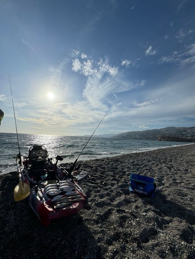 Kayak de pesca casi nuevo