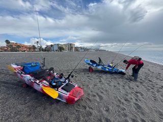 Kayak de pesca casi nuevo