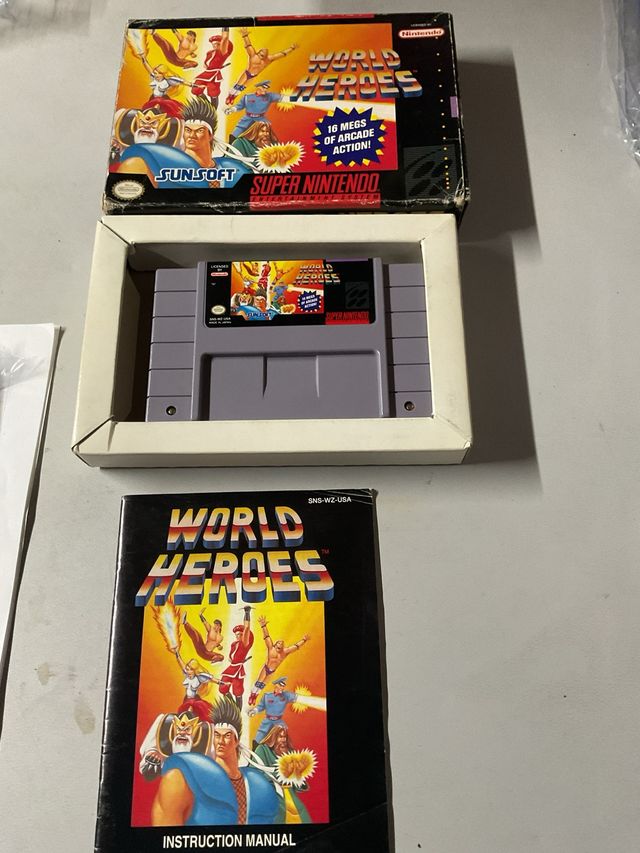 World Heroes Super Nintendo SNES