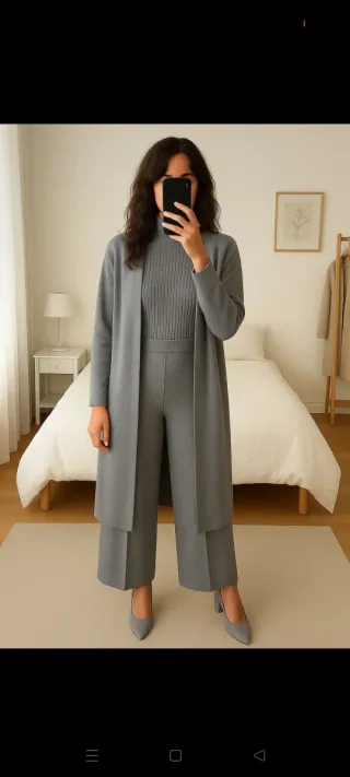 Conjunto negro mujer, sin marca cada uno 37€