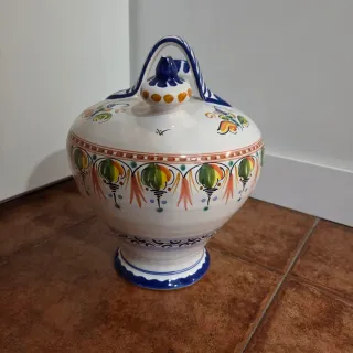 Botijo de cerámica esmaltada