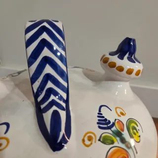 Botijo de cerámica esmaltada