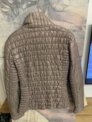 Giubbino marrone trapuntato