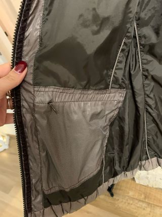 Giubbino marrone trapuntato