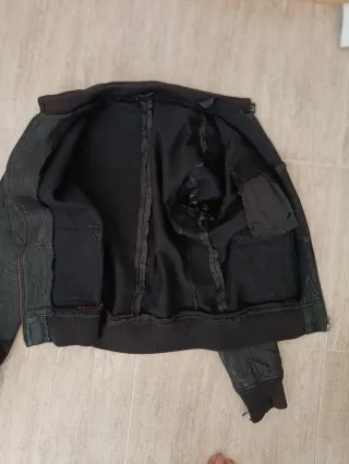 Biker Cuero Auténtico Japan Rags M Medidas indicad