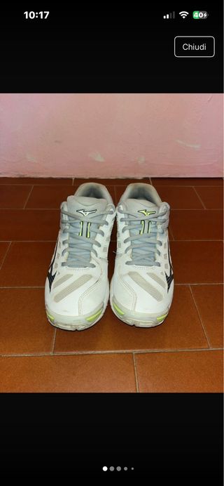 Scarpe Mizuno Volley Bianche