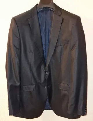 Chaqueta de traje negra