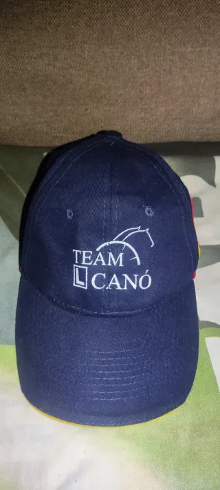 Gorra Team L Cano Azul y Amarilla