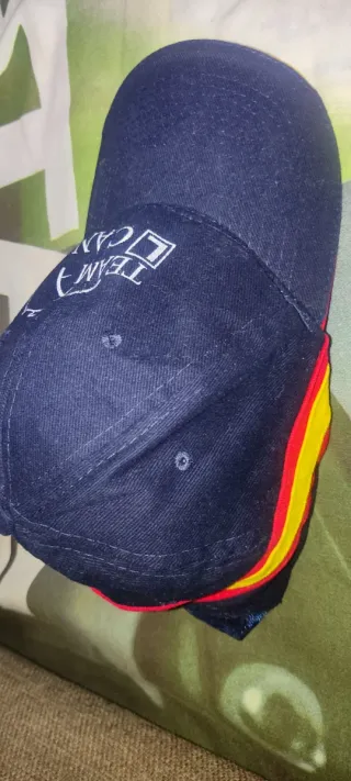 Gorra Team L Cano Azul y Amarilla