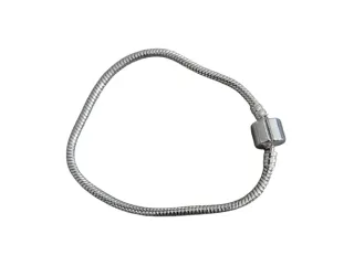 Pulsera plata cierre bola de plata de ley